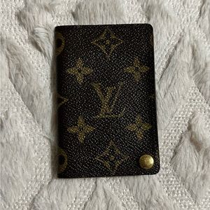 Monogram Louis Vuitton Card Holder with fillers